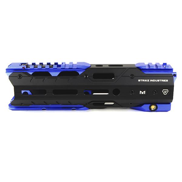 E&C SIタイプ グリッドロック レールハンドガード 8.5インチ ブルー