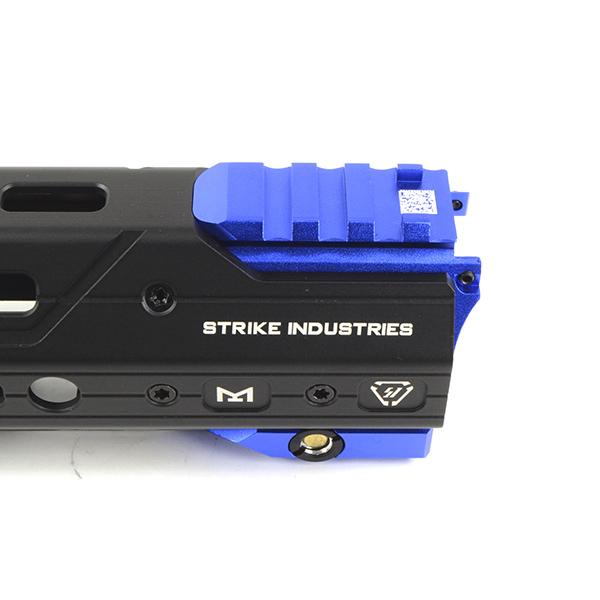 E&C SIタイプ グリッドロック レールハンドガード 8.5インチ ブルー