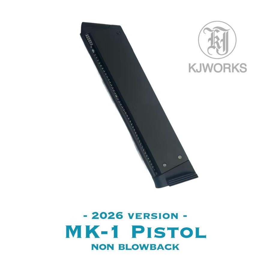 KJ WORKS MK-1 ピストル 固定ガスガン用 17連スペアマガジン : GUN