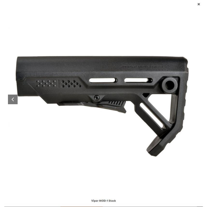 Strike Industries】VIPER MOD-01 BUTT STOCK - Black/Black : GUN