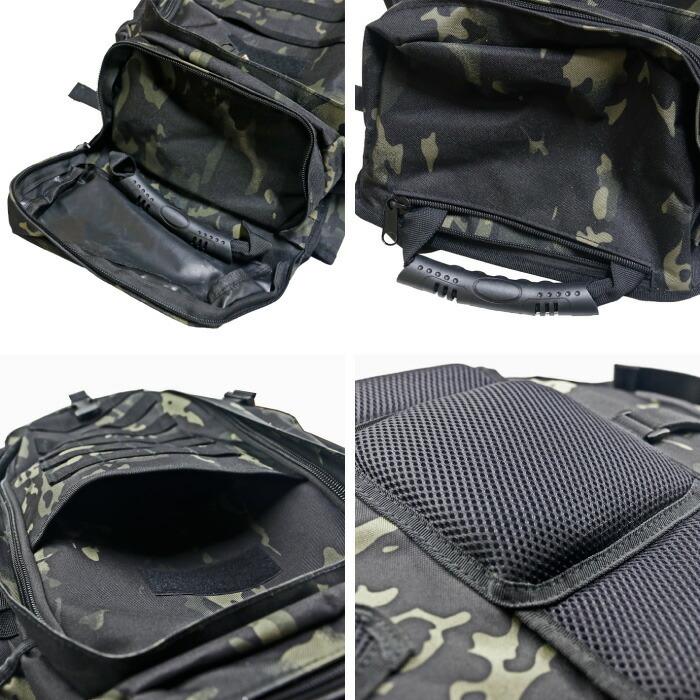 ガントレッカーバック マルチカムブラック ガンケース リュック 迷彩