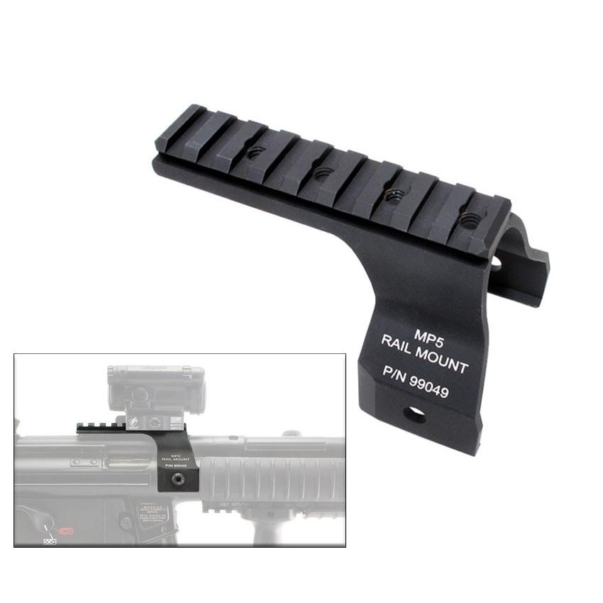 WII TECH MP5 (Marui, VFC, WE) CNC 6061 Aluminium RAS レール