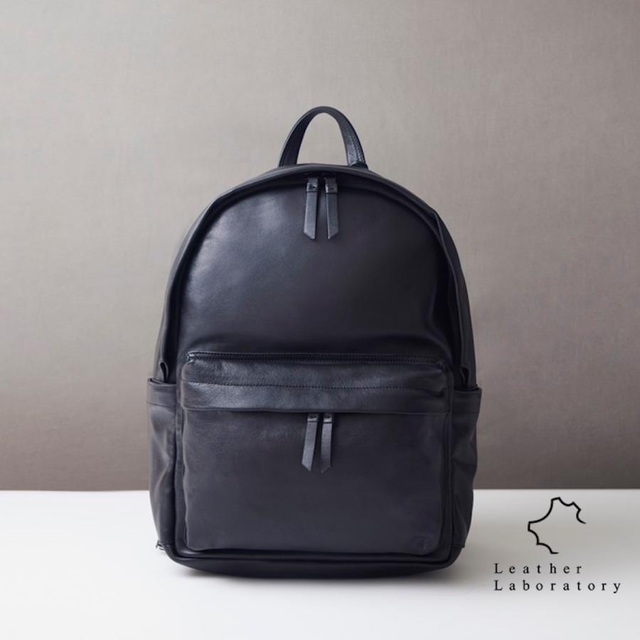 本革 防水 撥水 レザー リュック デイパックM 肩掛け バッグ : Genuine