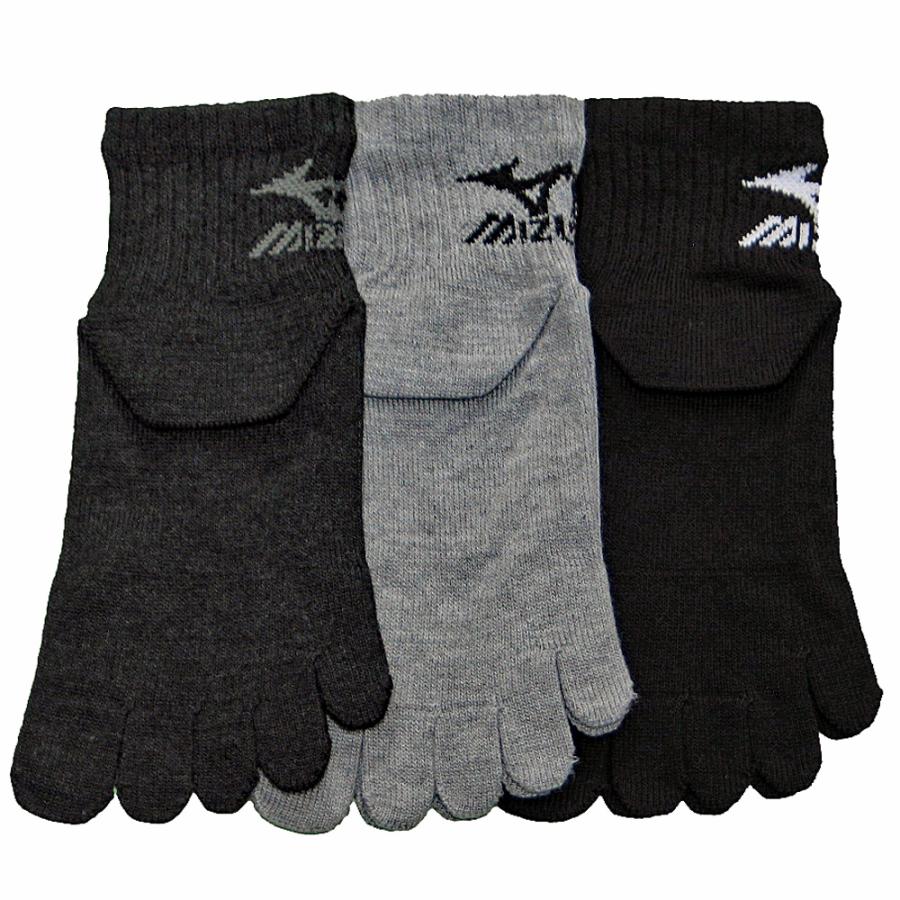 MIZUNO（ミズノ） 5本指スニーカーソックス9足セット 3色無地 18460C