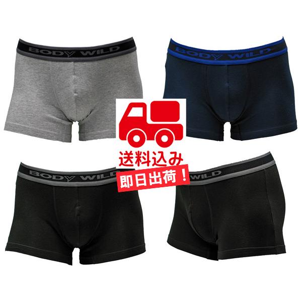 BODY WILD（ボディワイルド） グンゼ ボクサーパンツ 3枚セット
