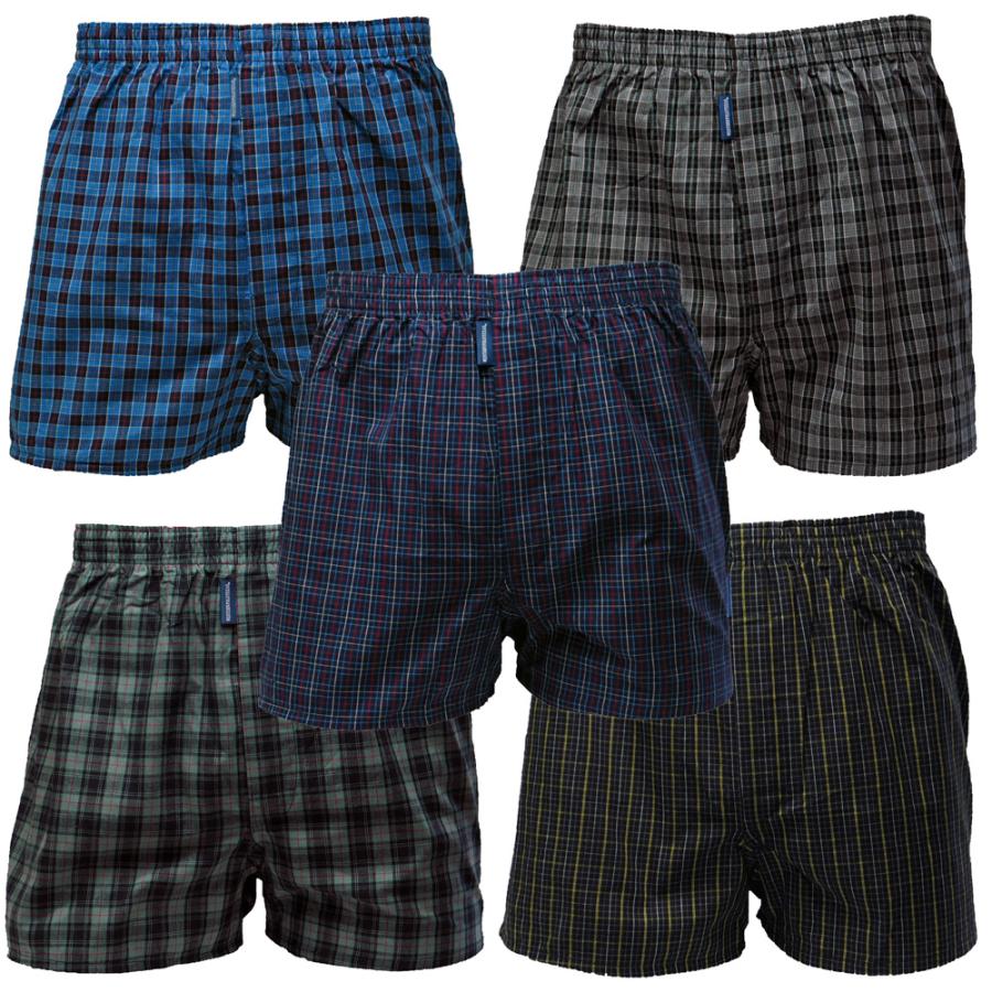 トランクス 4枚セット プリント チェック 綿100％ TR001 メール便 |  | 01