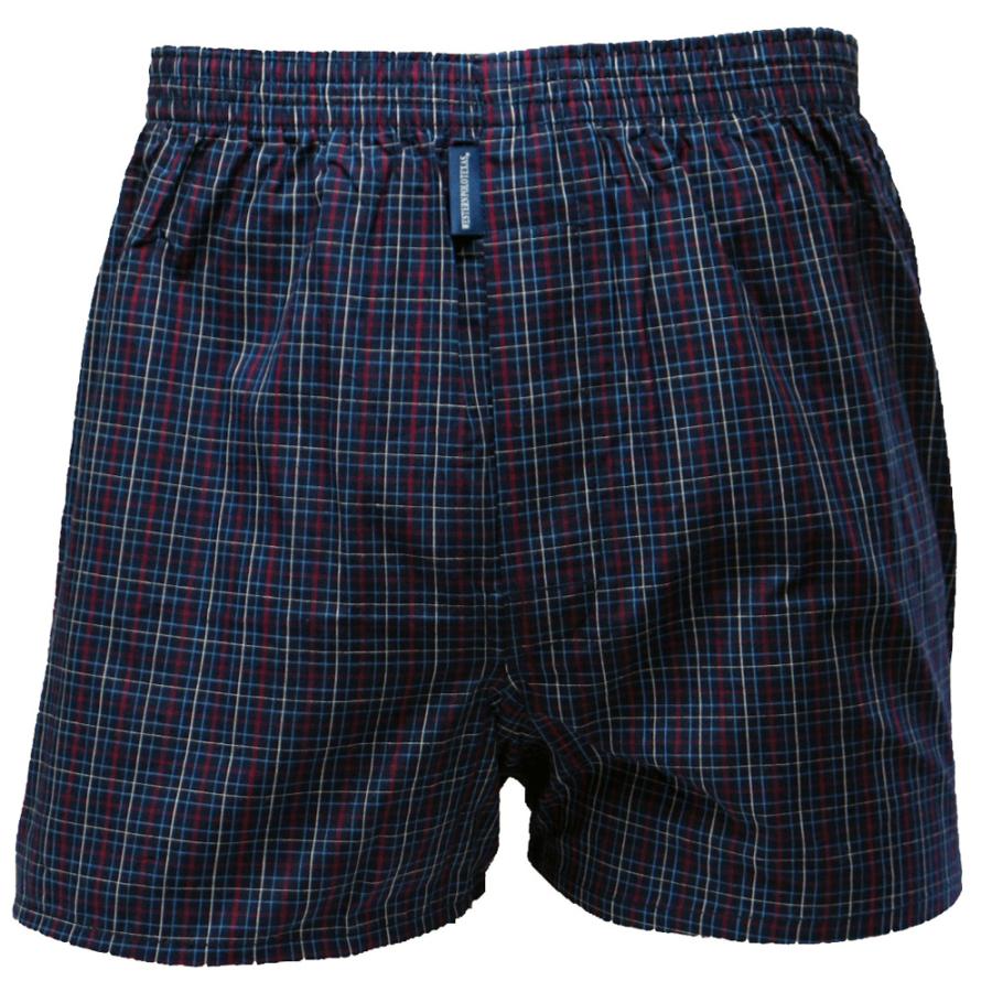 トランクス 4枚セット プリント チェック 綿100％ TR001 メール便