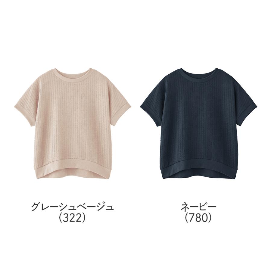 GUNZE（グンゼ） ジャカード 半袖 トップス レディース アドバンス