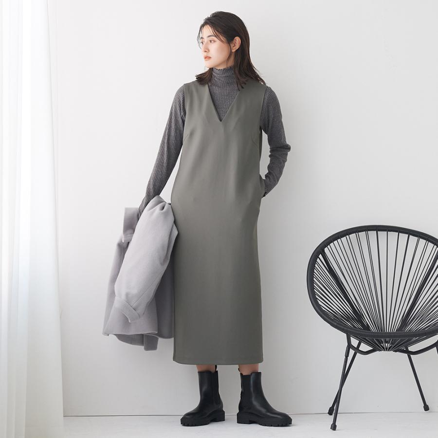 GUNZE（グンゼ） ダンボールニット ワンピース 秋 冬 ロング丈