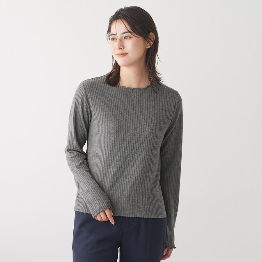 GUNZE（グンゼ） 微起毛 ボートネック カットソー 秋 冬 レディース