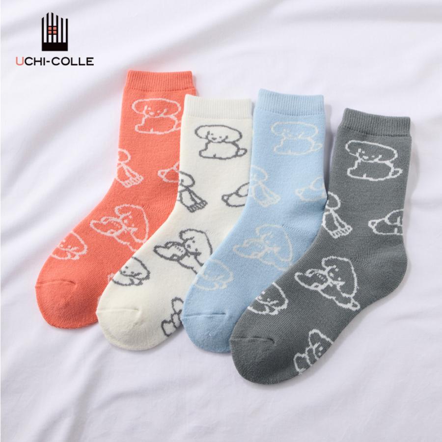 UCHI-COLLE（ウチコレ） グンゼ レディース ルームソックス クルー丈
