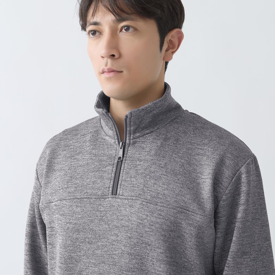 BODY WILD（ボディワイルド） グンゼ スウェット ハーフジップ メンズ