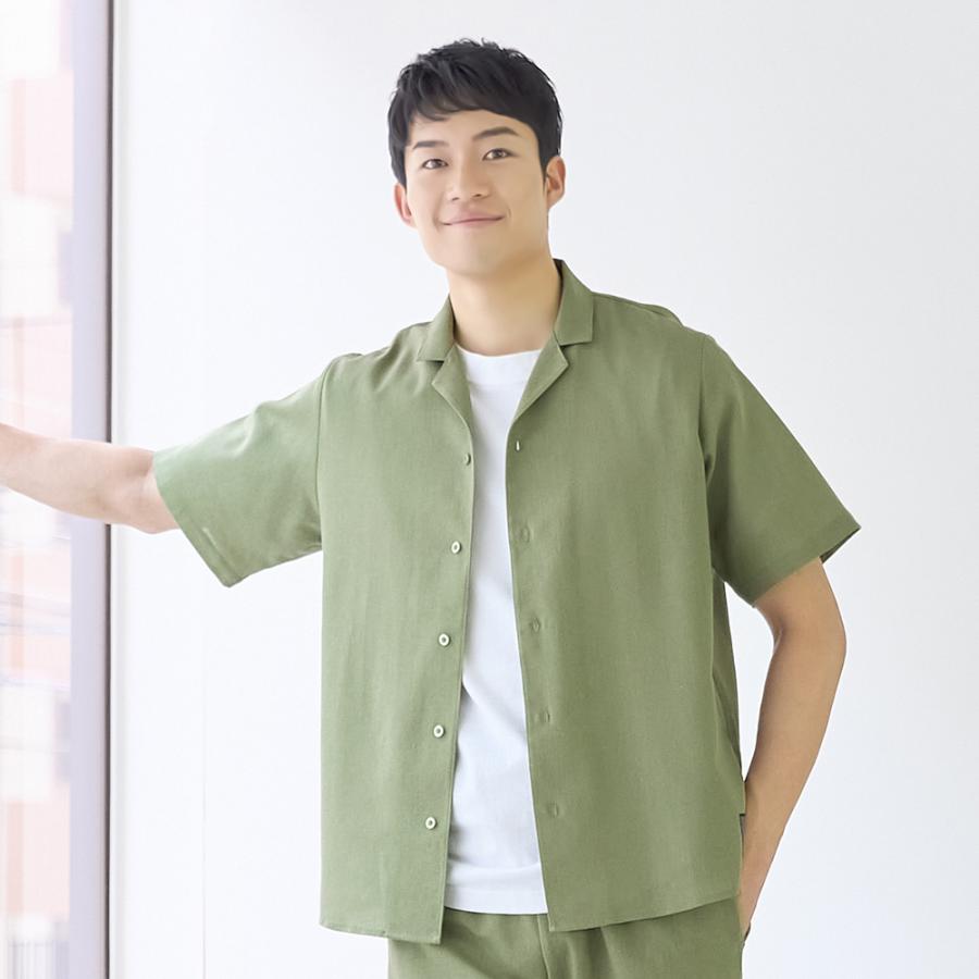 BODY WILD（ボディワイルド） グンゼ 半袖シャツ メンズ リネン