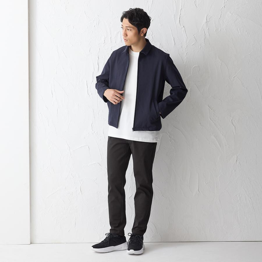 【ネイビー】全方向ストレッチ ニットコーデュロイテーパードパンツ <NATIVE> (MENS) BODY WILD（ボディワイルド） グンゼ テーパードパンツ メンズ