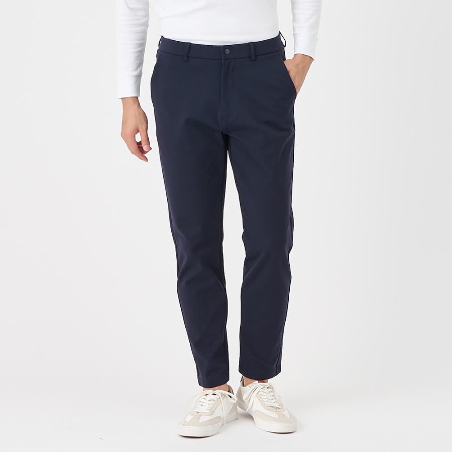 【ネイビー】全方向ストレッチ ニットコーデュロイテーパードパンツ <NATIVE> (MENS) BODY WILD（ボディワイルド） グンゼ テーパードパンツ メンズ