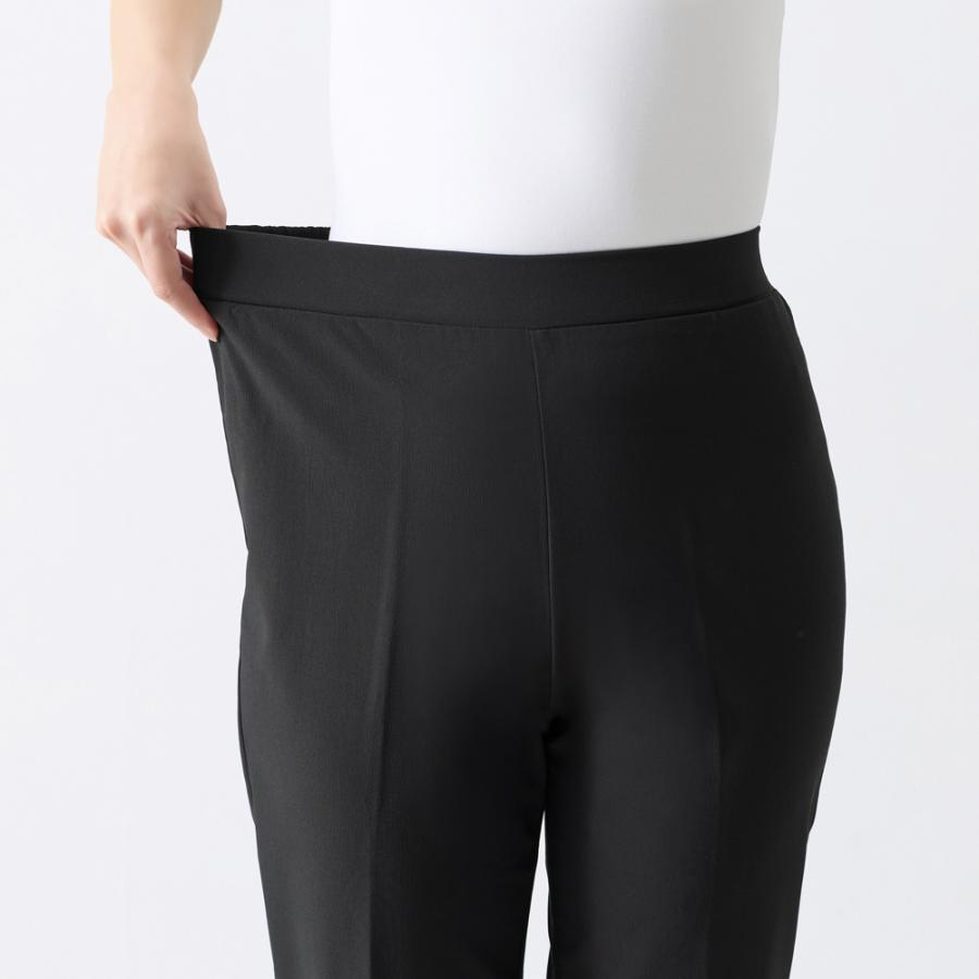 COOLMAGIC グンゼ ストレッチパンツ ストレート アンクル丈 レディース