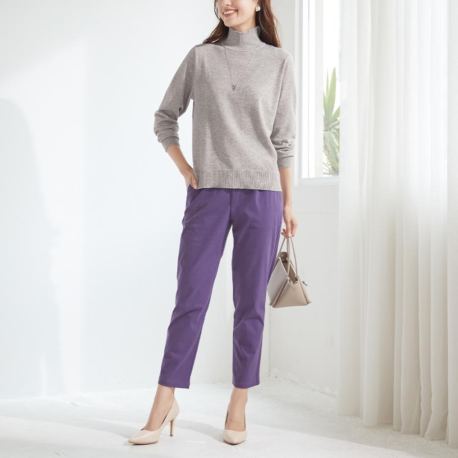 GUNZE（グンゼ） ハイネック セーター レディース 秋 冬 レーヨン混