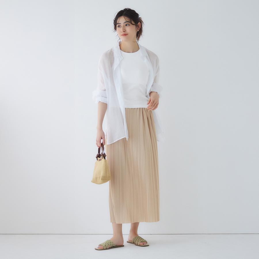 GUNZE（グンゼ） プリーツ スカート フリーカット レディース