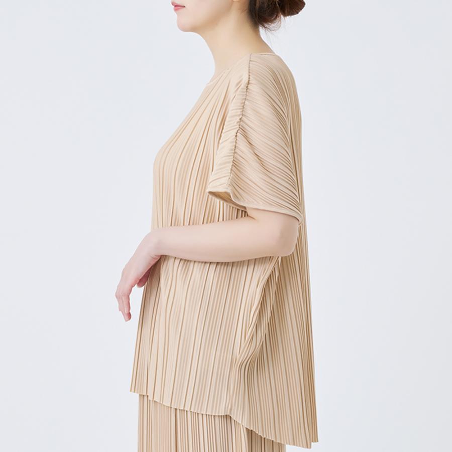 GUNZE（グンゼ） プリーツ ブラウス レディース トップス 夏用 夏服