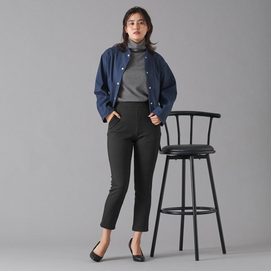 GUNZE（グンゼ） 裏ベロアタッチ 裏起毛 ストレートパンツ 秋 冬