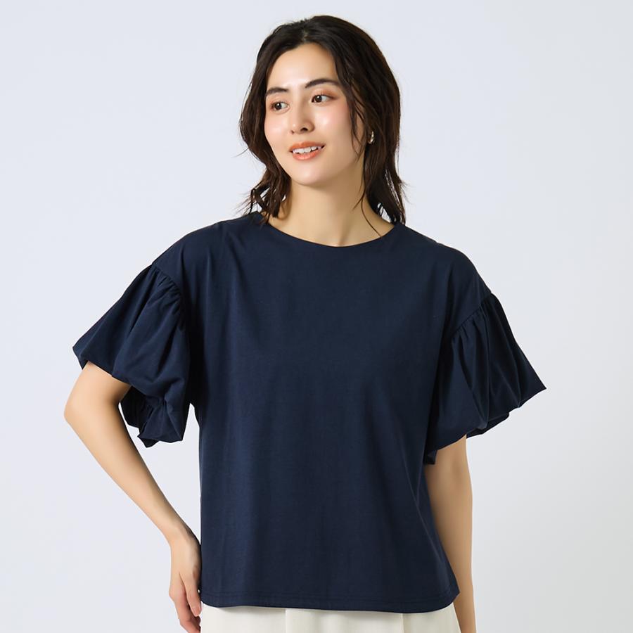 GUNZE（グンゼ） トップス レディース 半袖 カットソー パフスリーブ