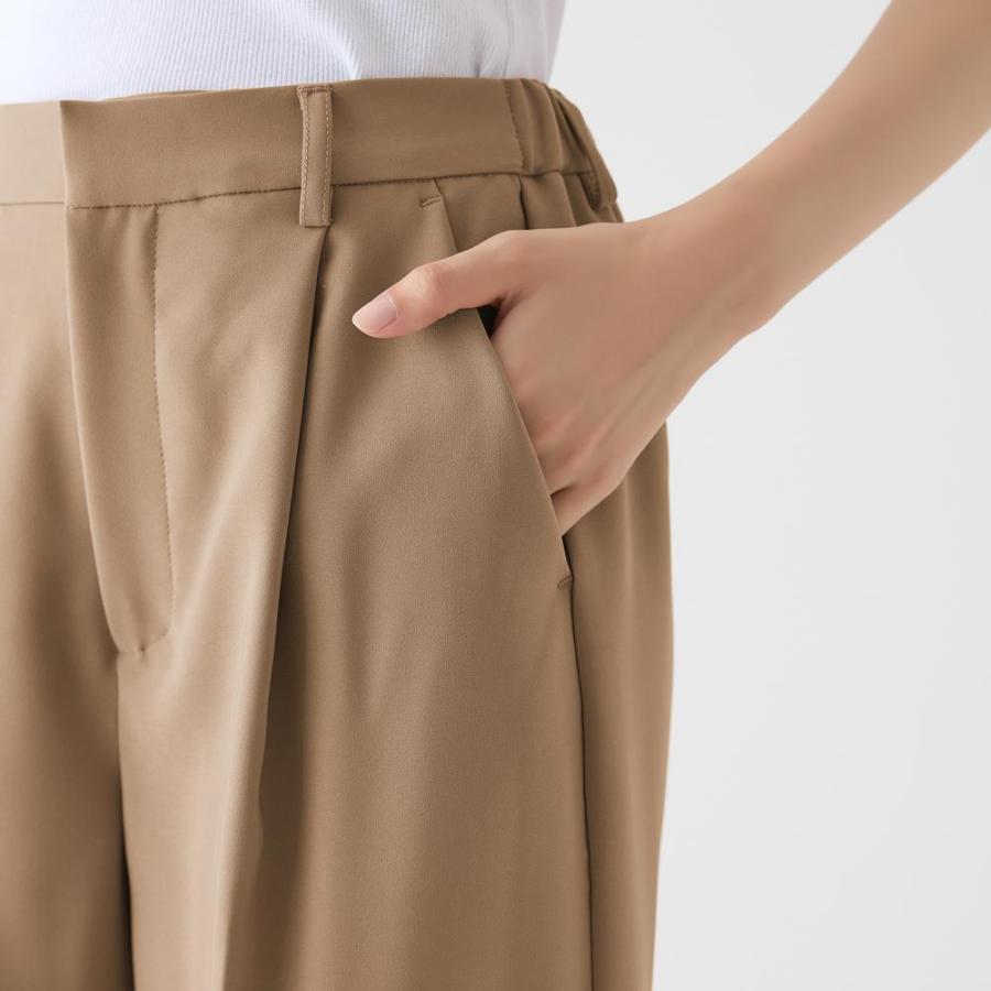 Tuche グンゼ ワイドパンツ レディース きれいめ 春 夏 秋 スラックス