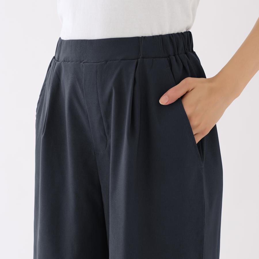 Tuche グンゼ ワイドパンツ レディース きれいめ タックワイド 40代 50