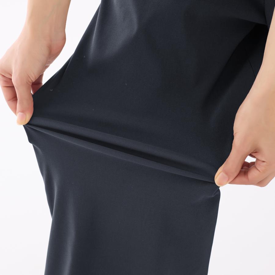 Tuche グンゼ ワイドパンツ レディース きれいめ タックワイド 40代 50