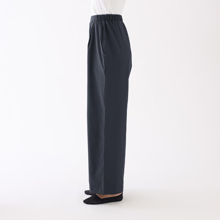 Tuche グンゼ ワイドパンツ レディース きれいめ タックワイド 40代 50