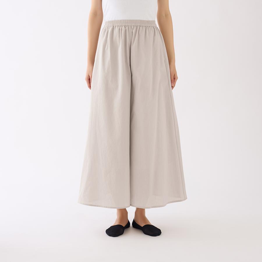 Tuche グンゼ ワイドパンツ レディース きれいめ 綿100％ コットン 40
