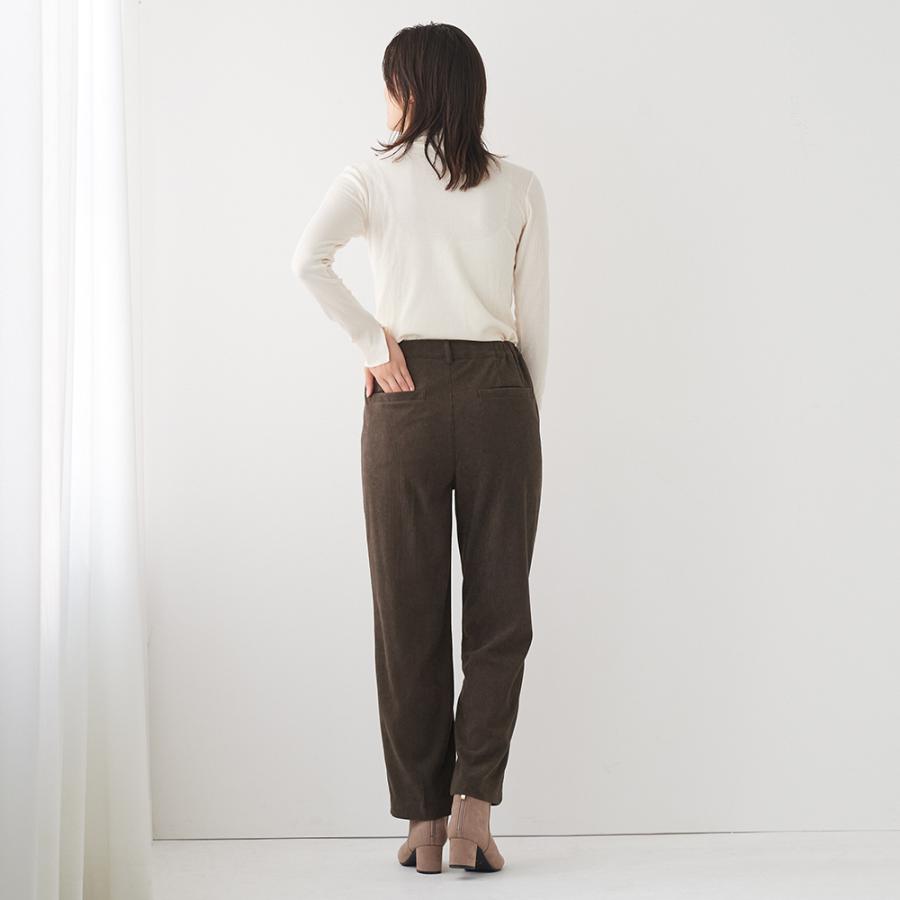 Tuche グンゼ コーデュロイ ストレートパンツ レディース 秋 冬