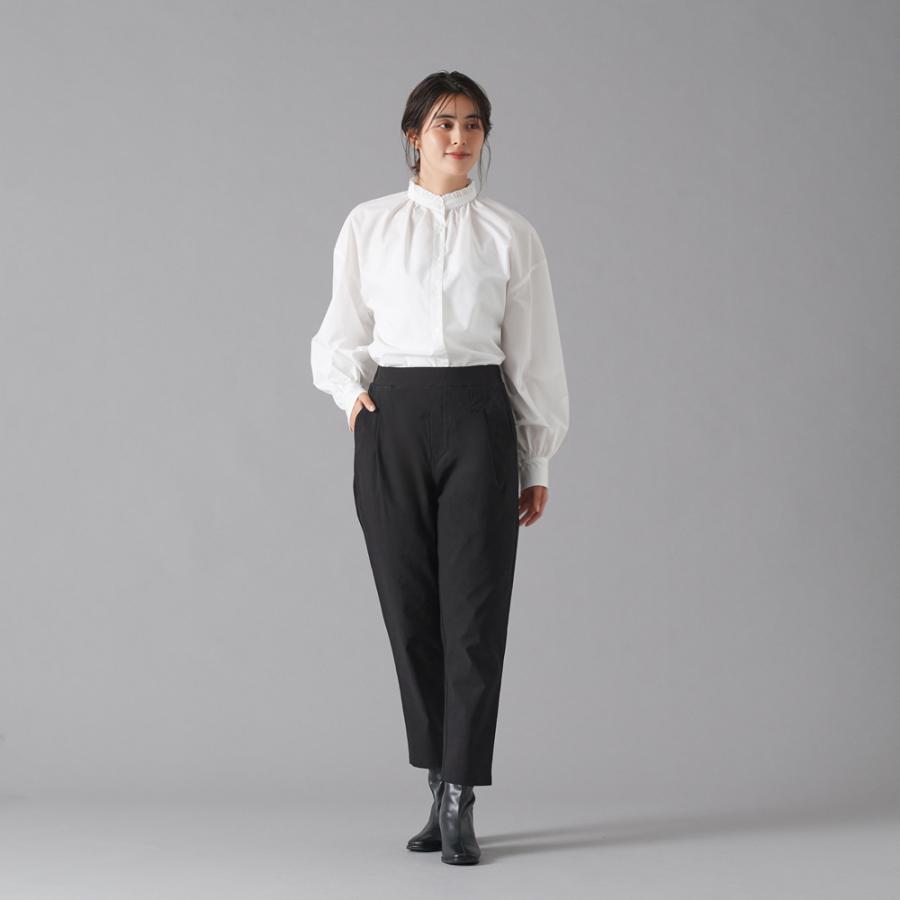 Tuche グンゼ レーヨン混 テーパードパンツ ボトムス レディース