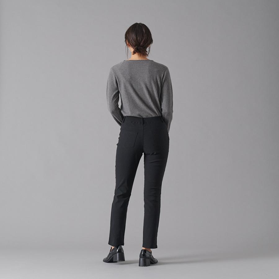 Tuche グンゼ レーヨン混 ストレートパンツ レディース きれいめ 通勤