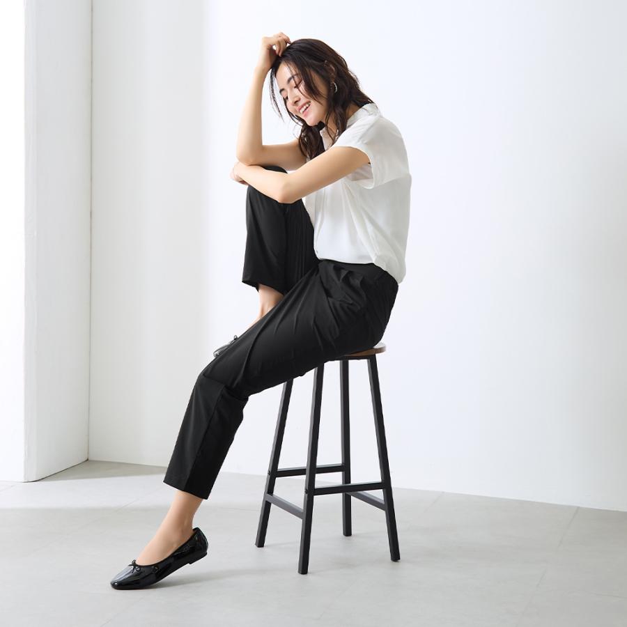 Tuche グンゼ テーパード ストレッチパンツ レディース レギパン 前