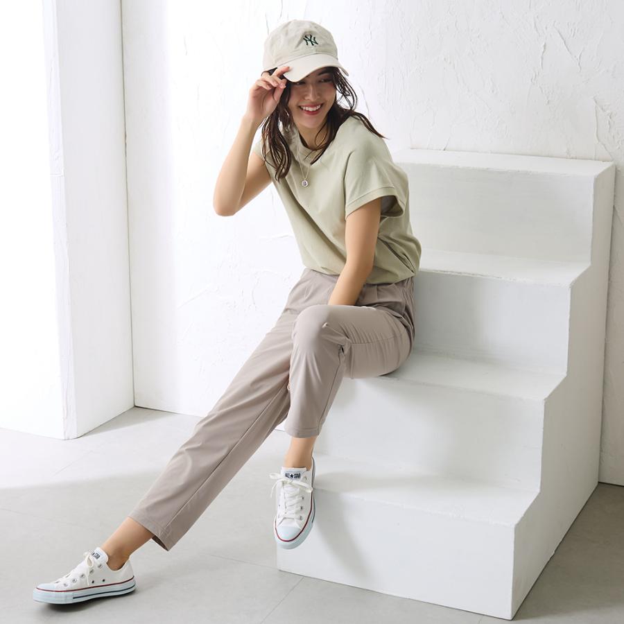 Tuche グンゼ テーパード ストレッチパンツ レディース レギパン 前