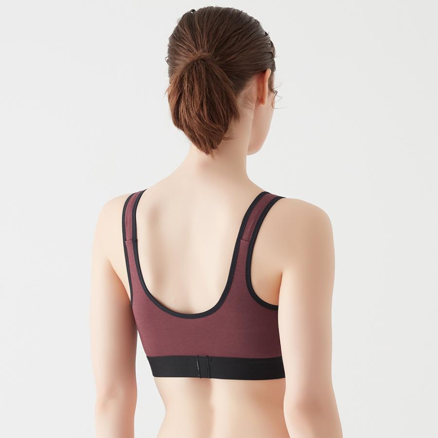adidas（アディダス） グンゼ ブラジャー ノンワイヤー 綿混 吸汗速乾