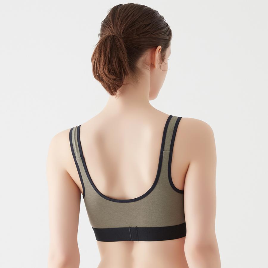 adidas（アディダス） グンゼ ブラジャー ノンワイヤー 綿混 吸汗速乾