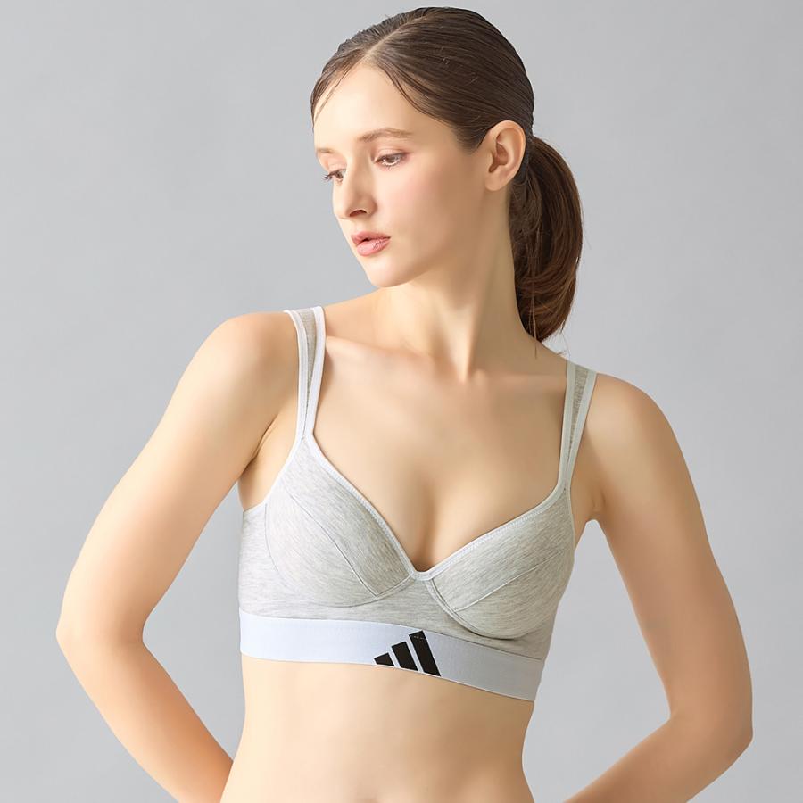 adidas（アディダス） グンゼ ブラジャー ノンワイヤー 綿混 吸汗速乾