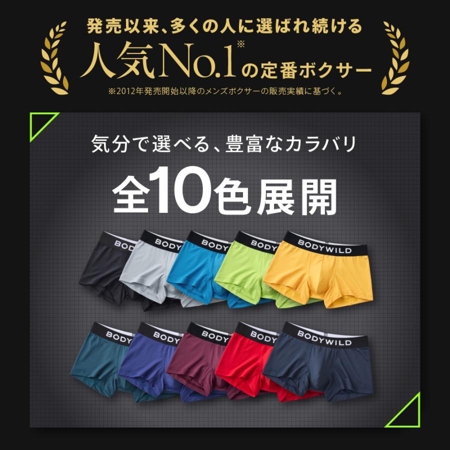 BODY WILD（ボディワイルド） グンゼ ボクサーパンツ メンズ 男性下着
