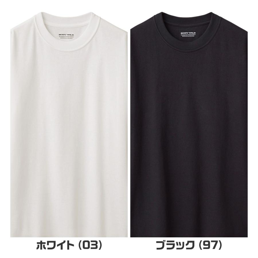 BODY WILD（ボディワイルド） グンゼ Tシャツ メンズ 持続消臭 天竺 通年 綿100 コットン インナー 脇汗 汗対策 エチケット ...
