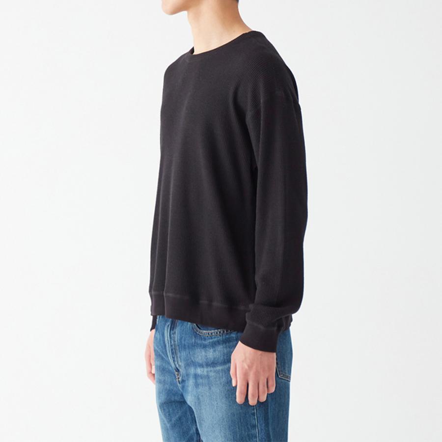 セール グンゼ Tシャツ 長袖 ワッフル ロンT メンズ 無地 綿100% 男性  