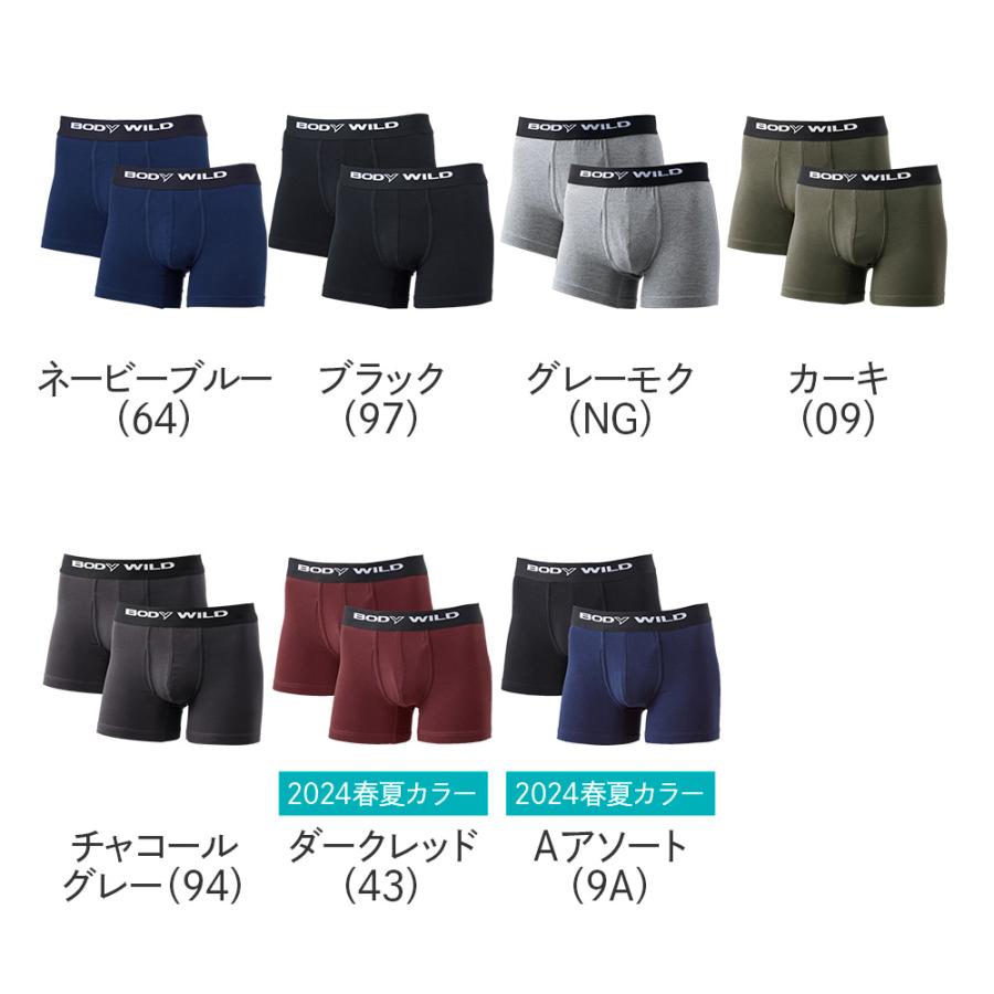 GUNZE グンゼ ボディワイルド ボクサーパンツ メンズ 前開き 2枚 GUNZE グンゼ ボディワイルド ボクサーパンツ メンズ 前開き 2枚
