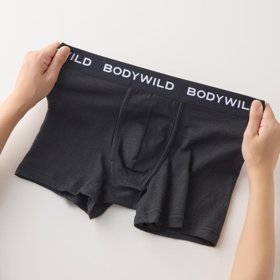 BODY WILD（ボディワイルド） グンゼ ボクサーパンツ メンズ 3枚セット