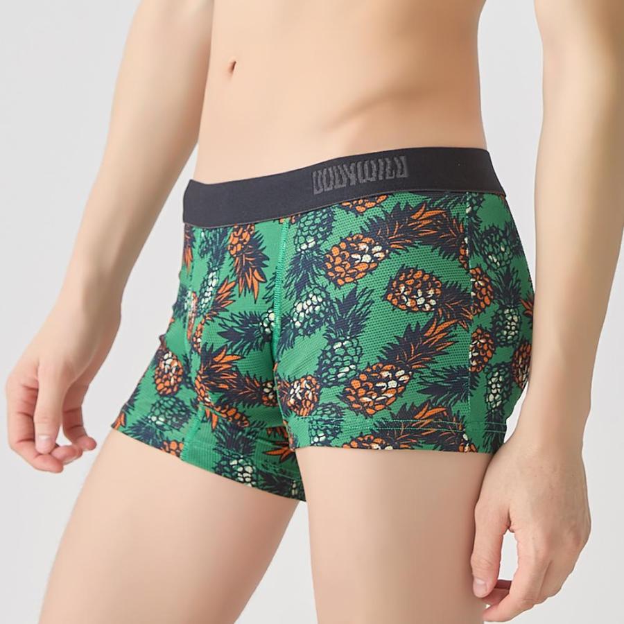 BODY WILD（ボディワイルド） グンゼ ボクサーパンツ 前閉じ メッシュ