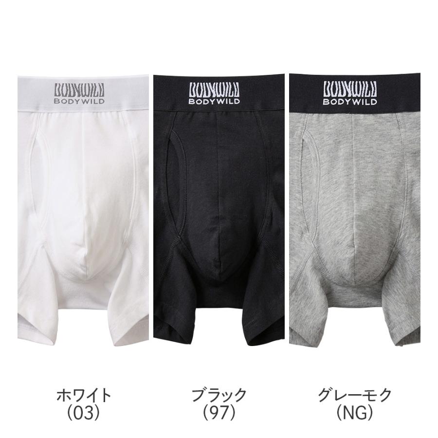 BODY WILD グンゼ ボディワイルド ボクサーパンツ 前あき メンズ