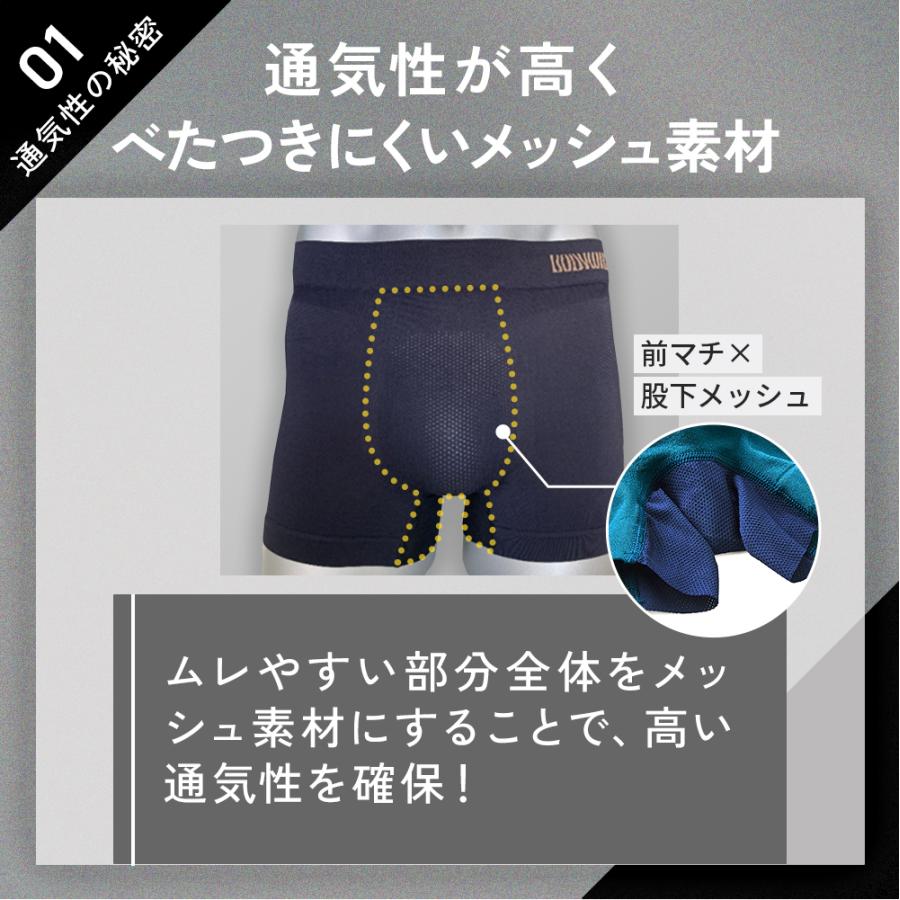 BODY WILD（ボディワイルド） グンゼ ボクサーパンツ メンズ オール