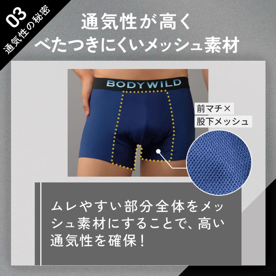 BODY WILD（ボディワイルド） グンゼ ボクサーパンツ メンズ オール