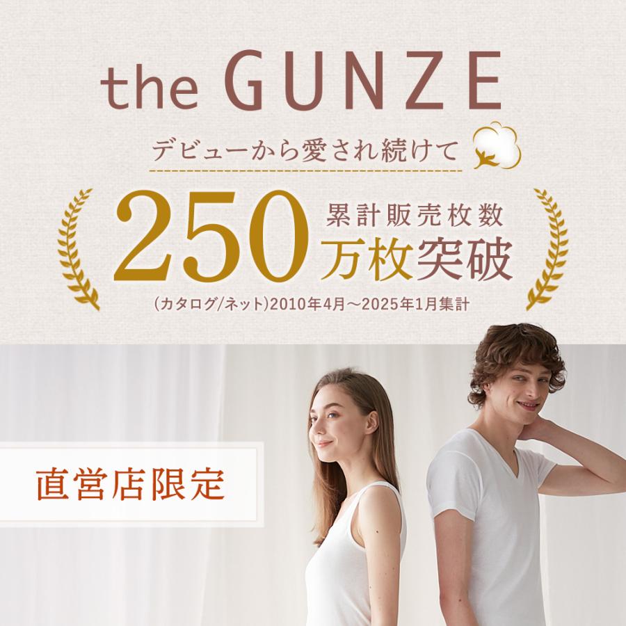 GUNZE グンゼ theGUNZE 直営店限定 綿100% 汗取り パッド付き GUNZE グンゼ theGUNZE 直営店限定 綿100% 汗取り パッド付き