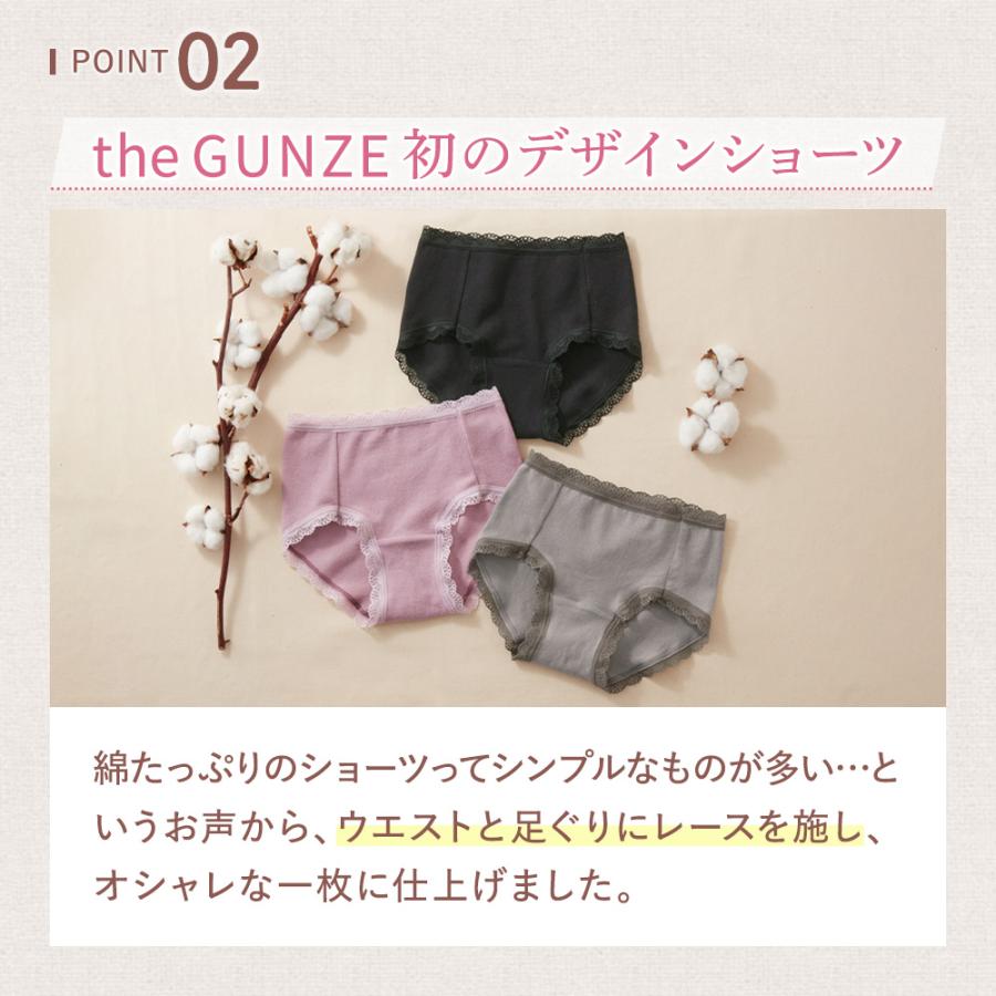 GUNZE（グンゼ） theGUNZE 直営店限定 ショーツ レディース 綿混