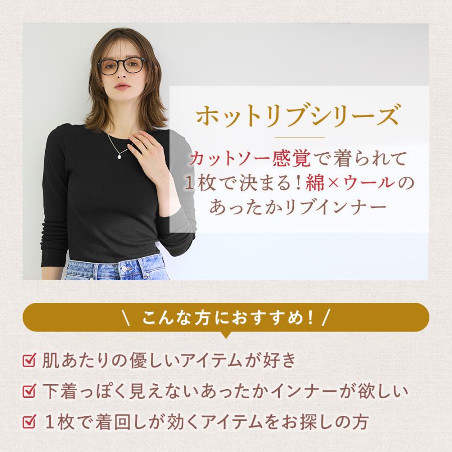 GUNZE（グンゼ） タートルネック カットソー レディース 長袖 日本製